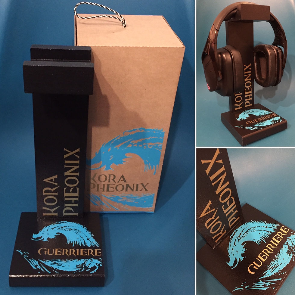 Porte casque "Guild war 2" Personnalisable