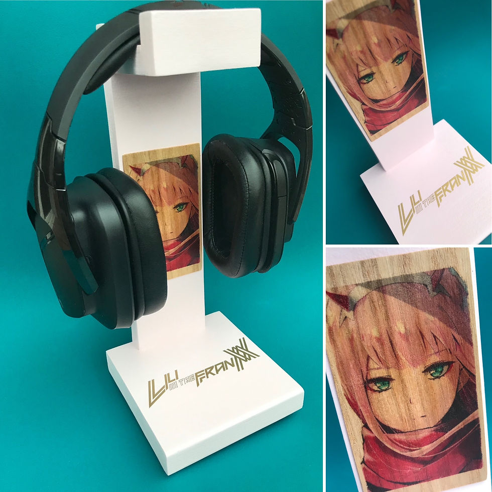 Porte casque "Darling in the Franxx" Personnalisable Couleur Logo et nom