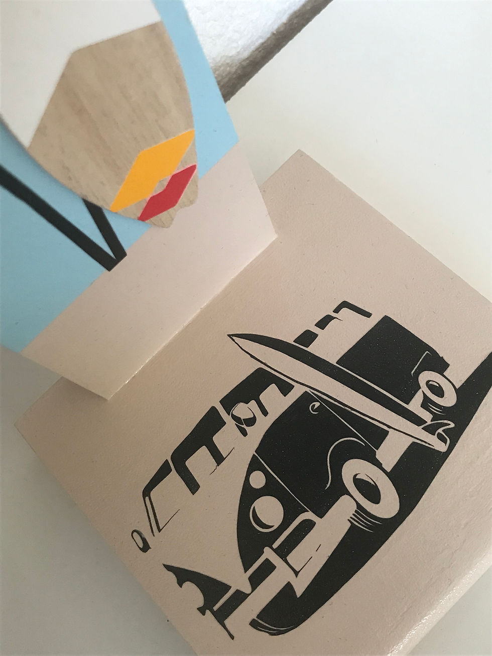 Miniature : Porte casque "Surf"  Personnalisable