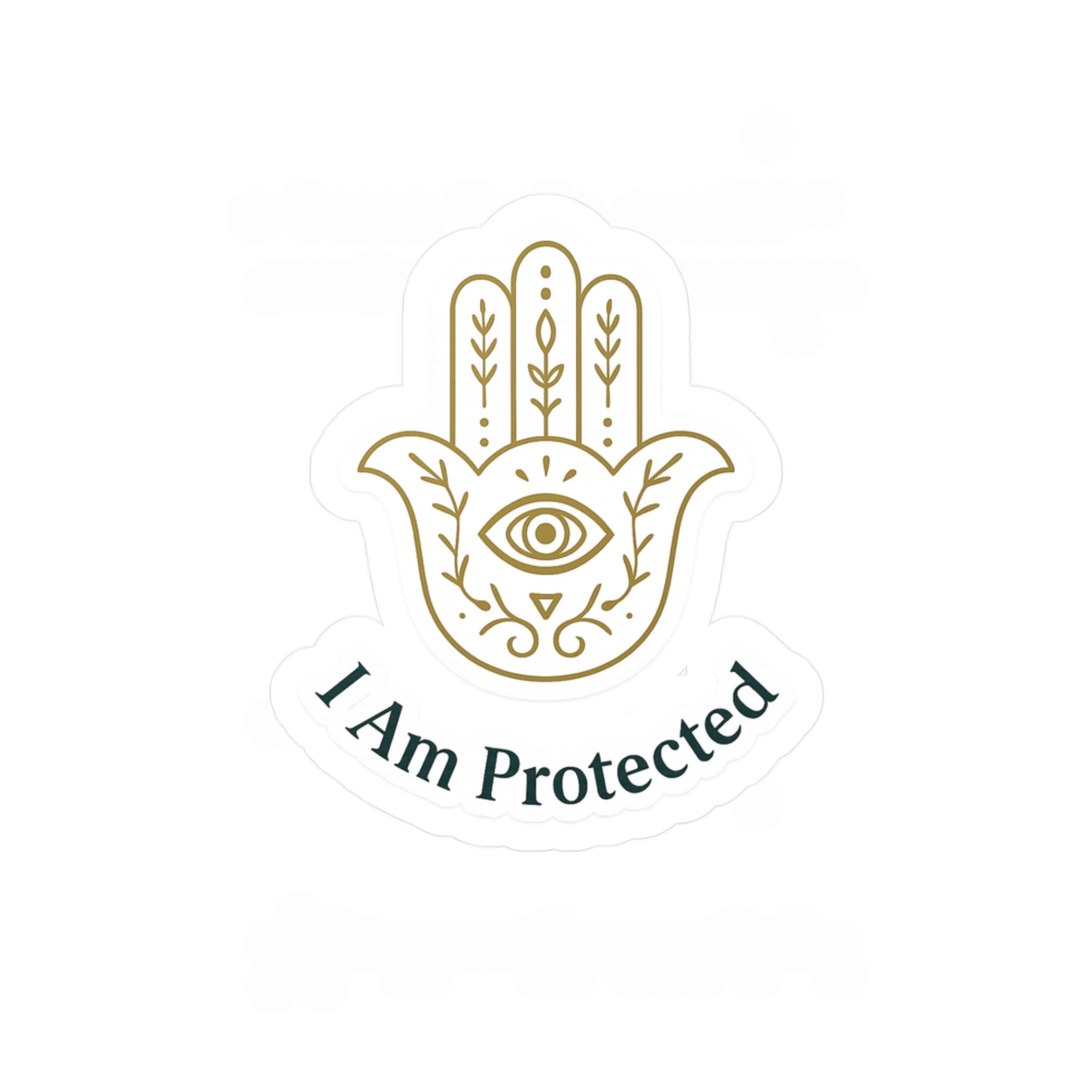 Protective Hand Vinyl Decals, Spiritual Stickers, Hamsa Hand, Jewish Gifts