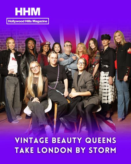 Vintage Beauty Queens Take London by Storm - photography by David Dresser.
