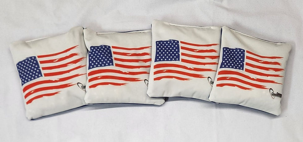 Thumbnail: Set of 4 -  CUSTOM *GLOW IN THE DARK* Printed Bags -- Single Side