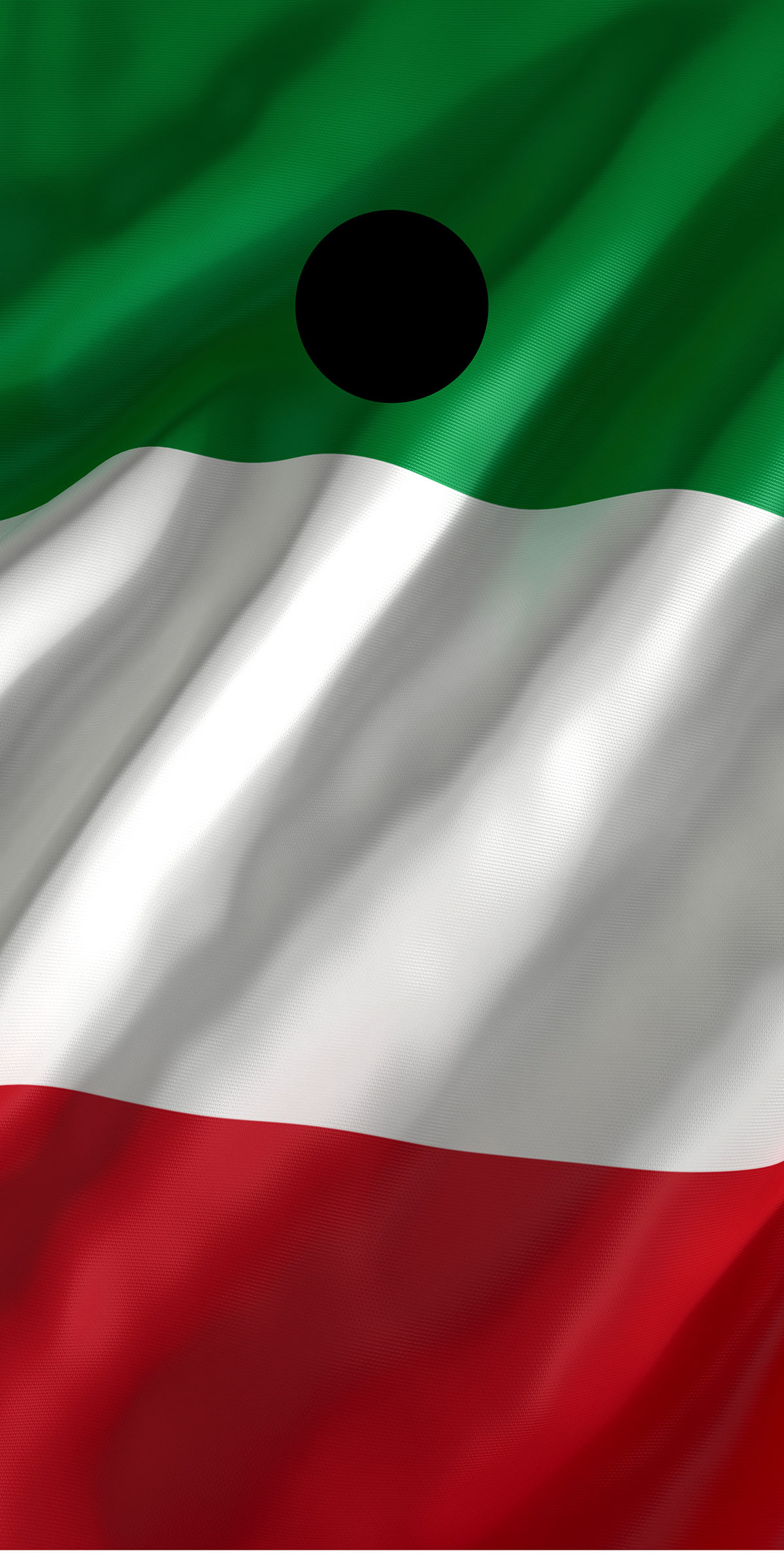 Clearance - Flag of Italy - Un-laminted - Flawed