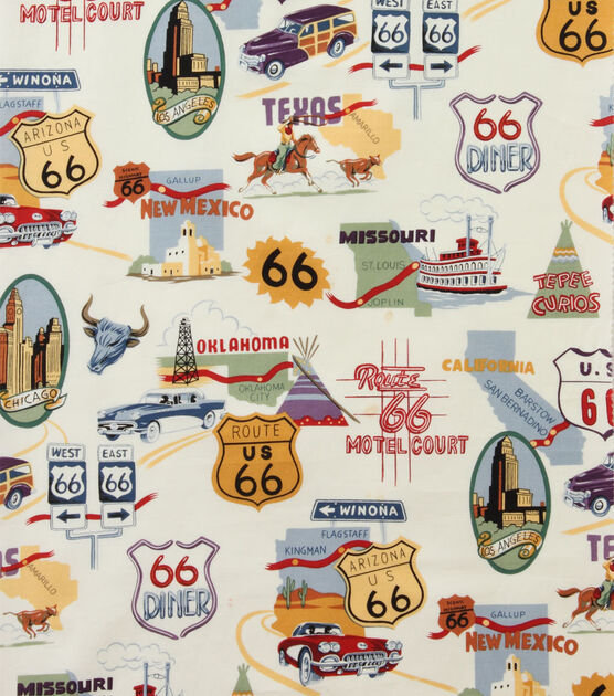Thumbnail: Set of 4 - Alexander Henry Route 66