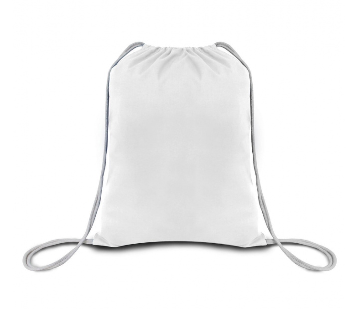 Thumbnail: Custom Embroidered Drawstring Bag - Cotton Canvas