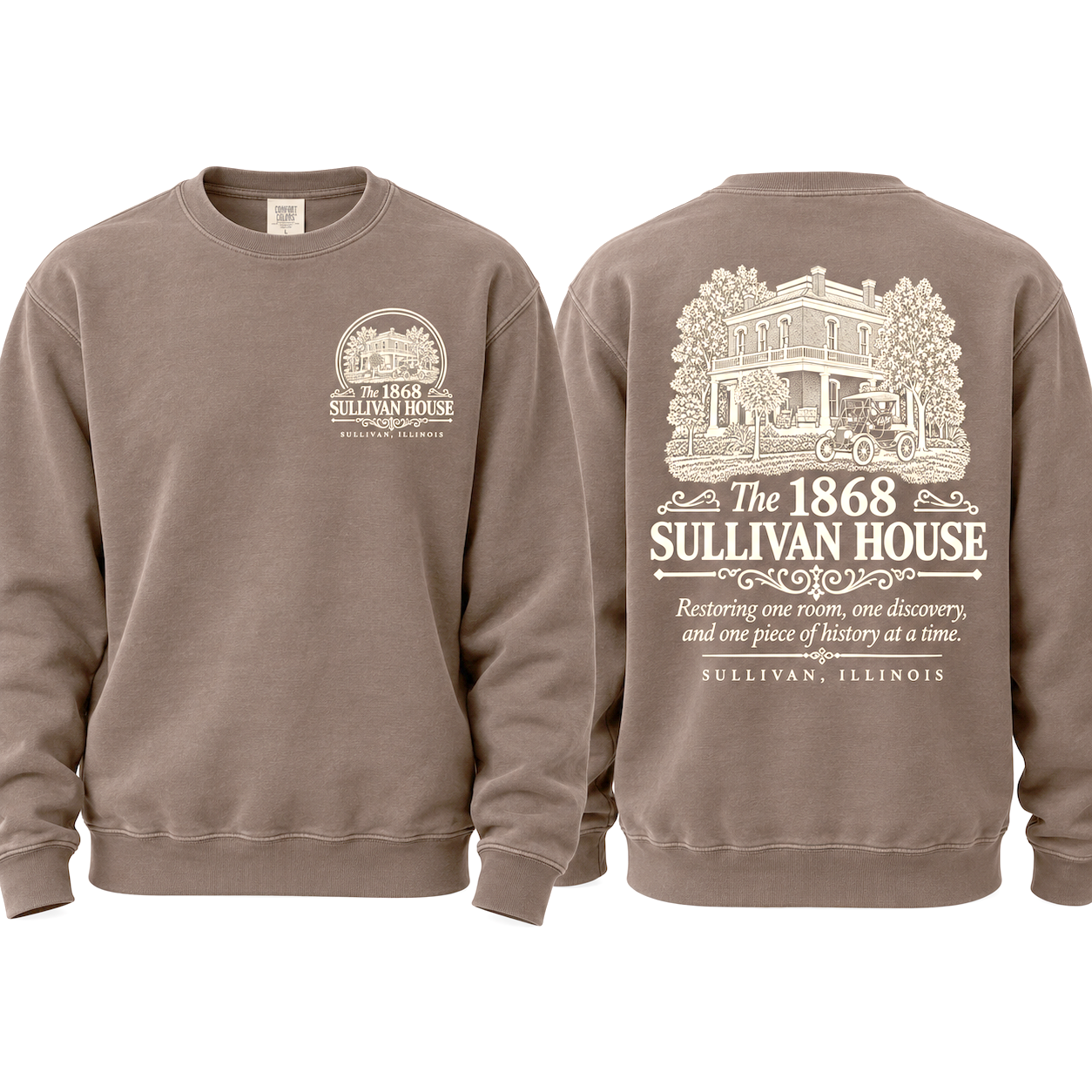 The 1868 Sullivan House - Comfort Colors 1566 Crewneck
