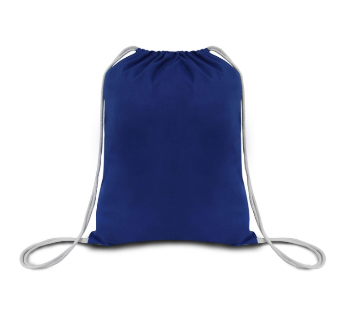 Thumbnail: Custom Embroidered Drawstring Bag - Cotton Canvas