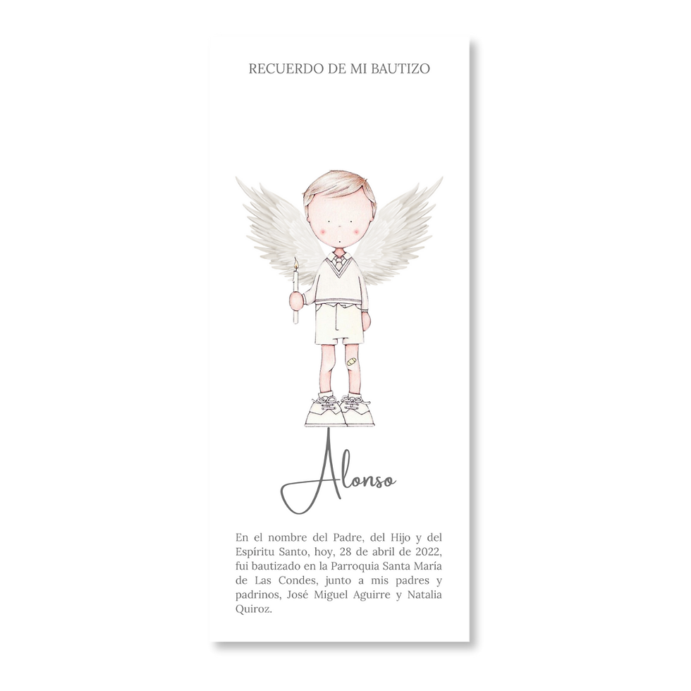 Miniatura: Santitos Angelitos Blancos
