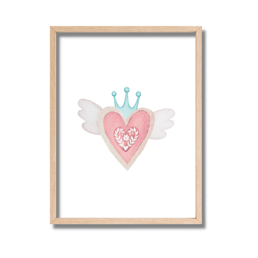 Miniatura: Cuadros de Corazones Alados