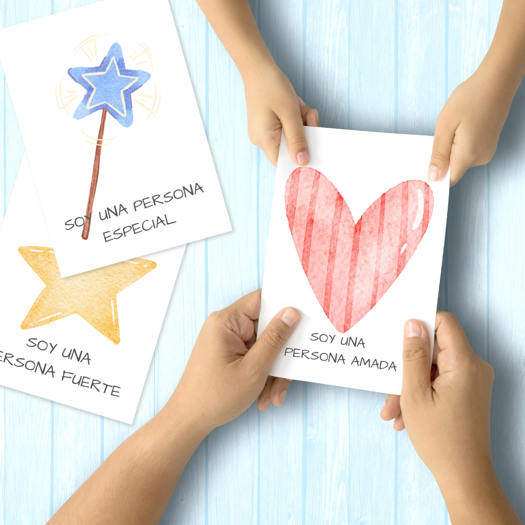 Tarjetas Infantiles de Afirmaciones "Soy"