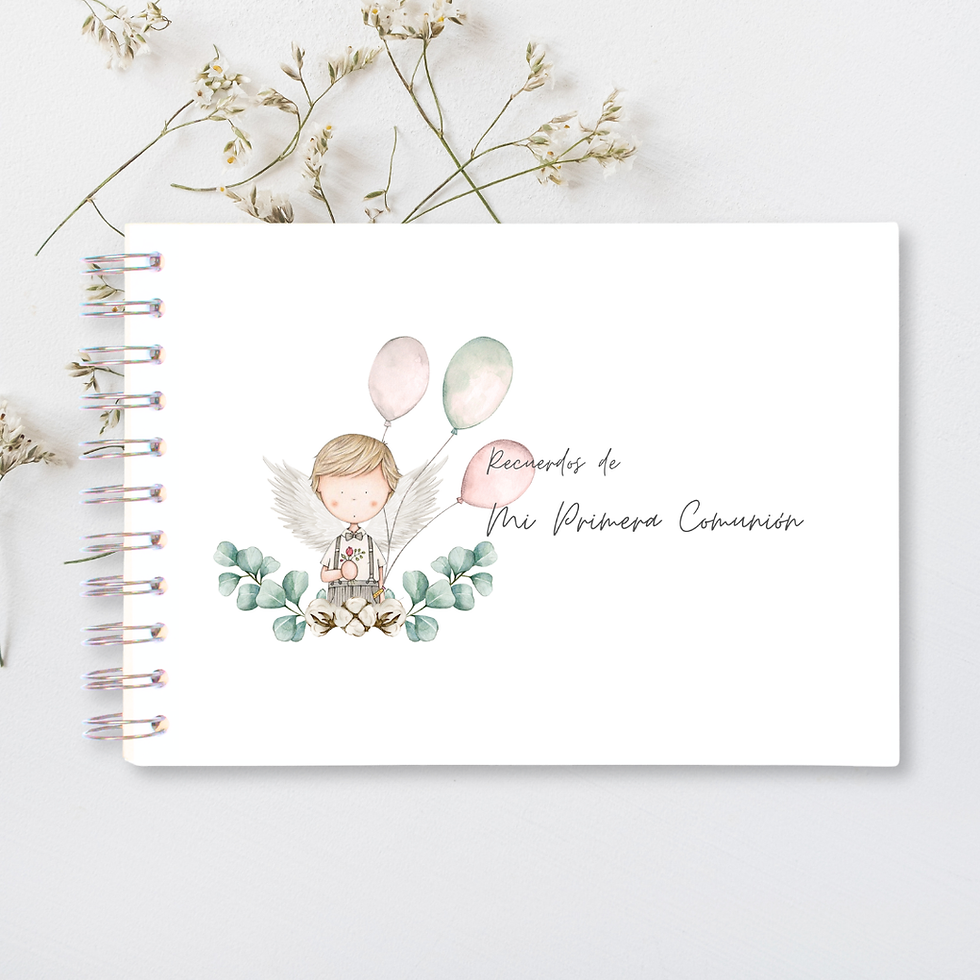 Miniatura: Libreta "Recuerdos de mi Primera Comunión Niño"