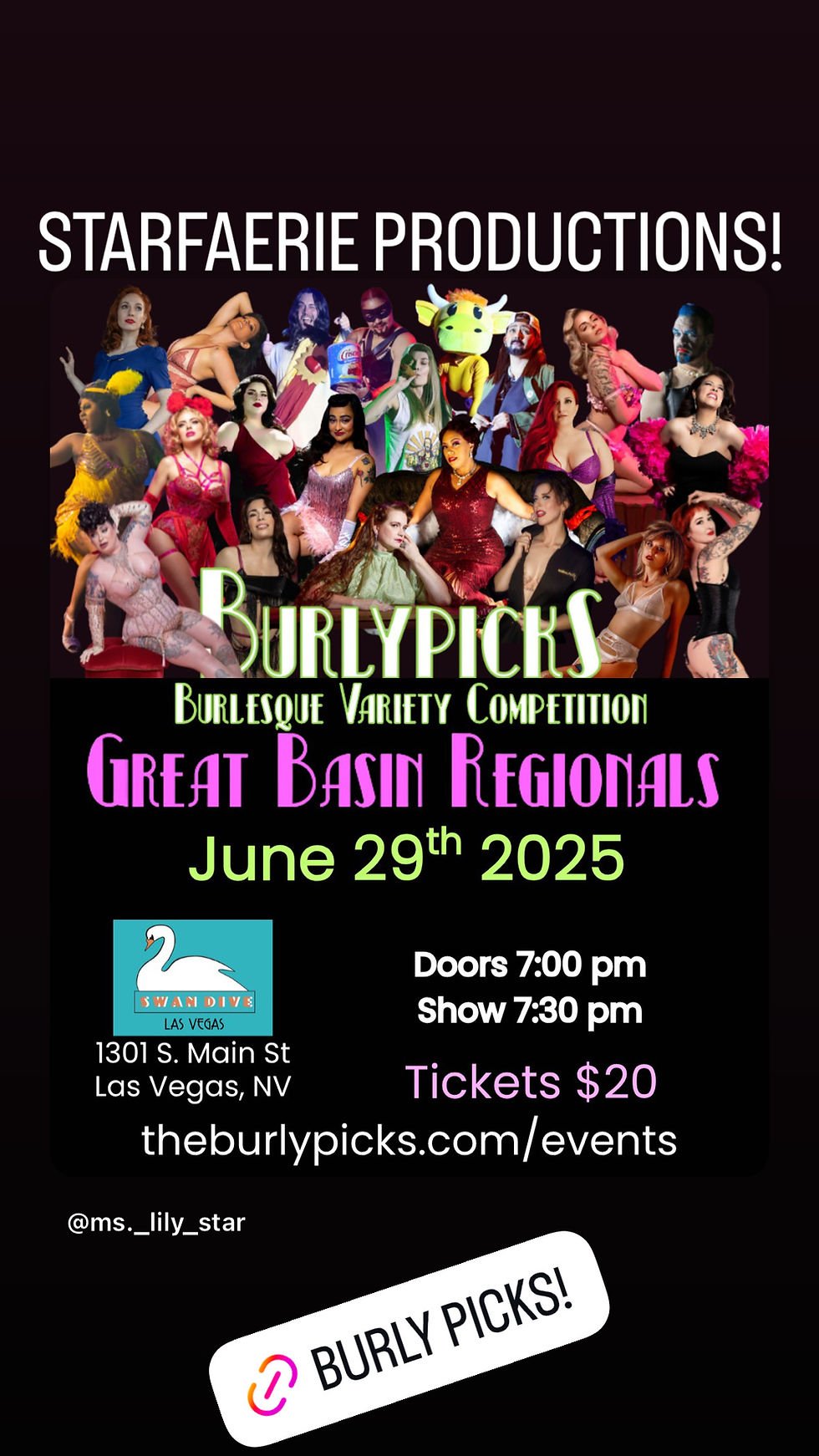Burlypicks - Burlesque Variety Competition