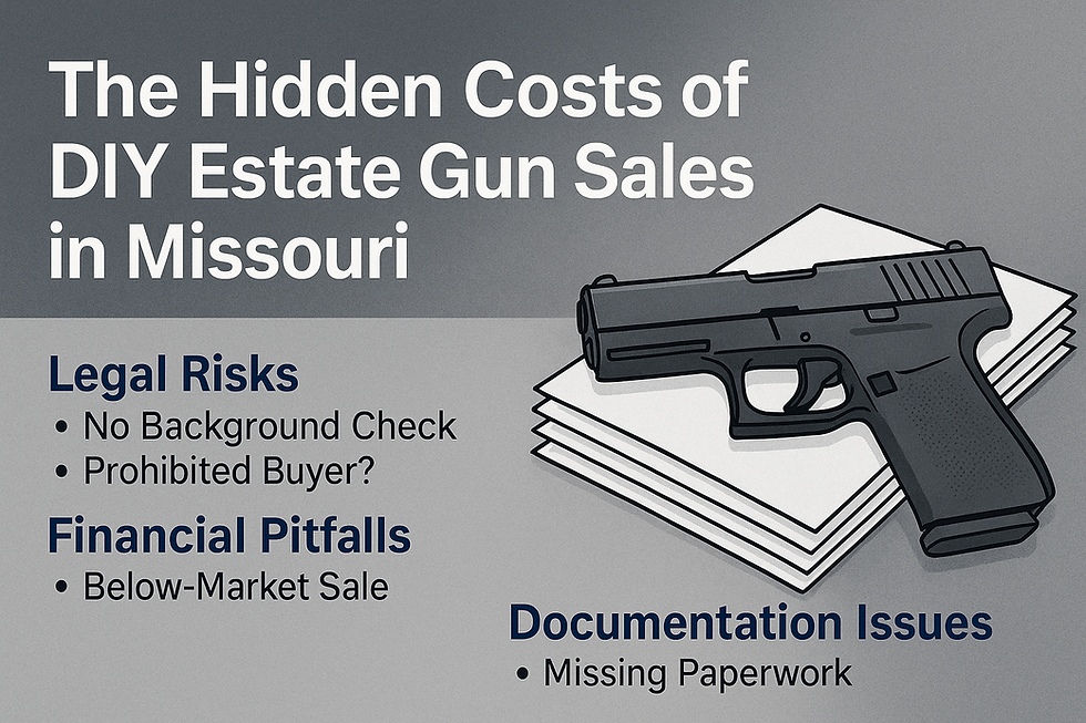 The Hidden Costs of DYI Estate Gun Sales