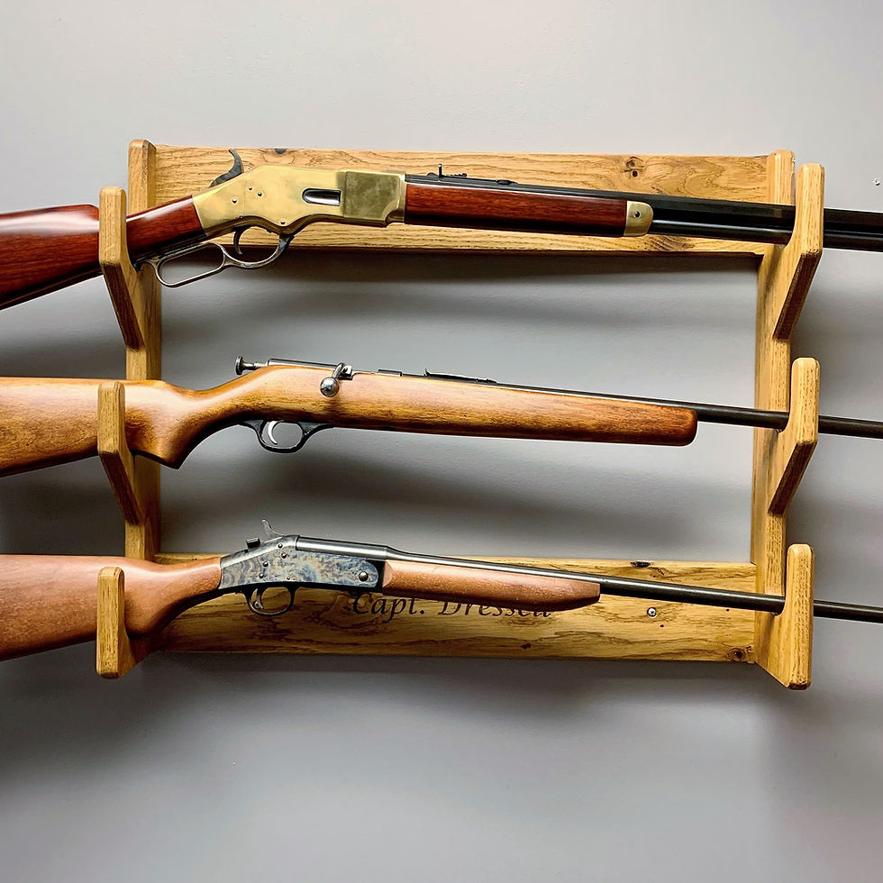 Rifles on a Rack