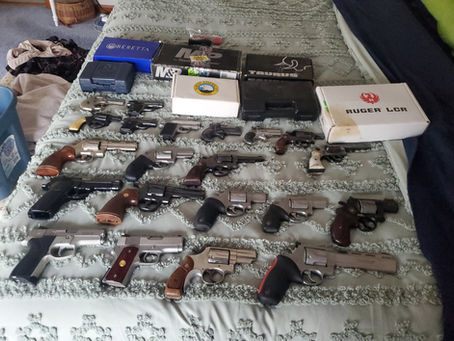 St. Louis City estate firearm appraisal highlighting Colt Python handgun discovery and legal removal