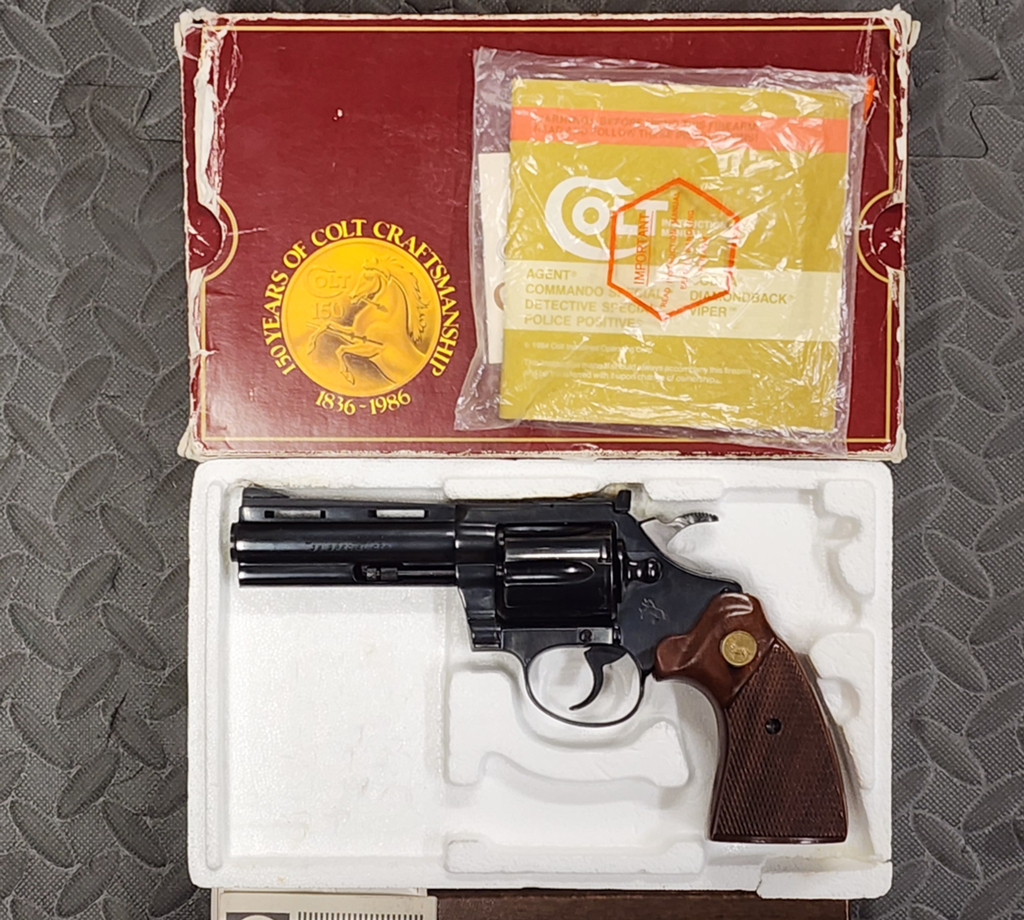 The Colt Diamondback joined the collection years later after being received in trade for mechanical work, adding another chapter to a lifetime of memories.