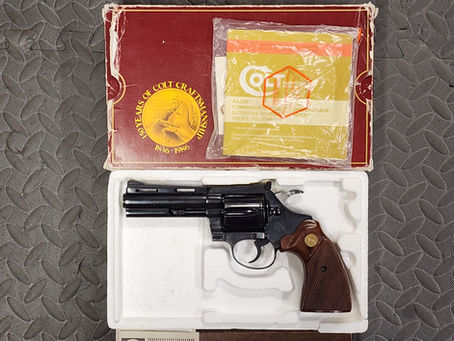 The Colt Diamondback joined the collection years later after being received in trade for mechanical work, adding another chapter to a lifetime of memories.