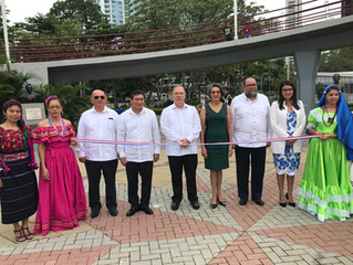 Inauguración de la “Plaza Centroamericana” y colocación de Ofrendas Florales en Conmemoración del 19
