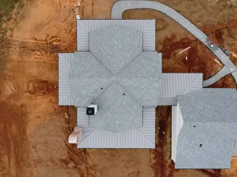 Landmark architectural shingle and Sheffield Metals standing seam roof in Cartersville, GA