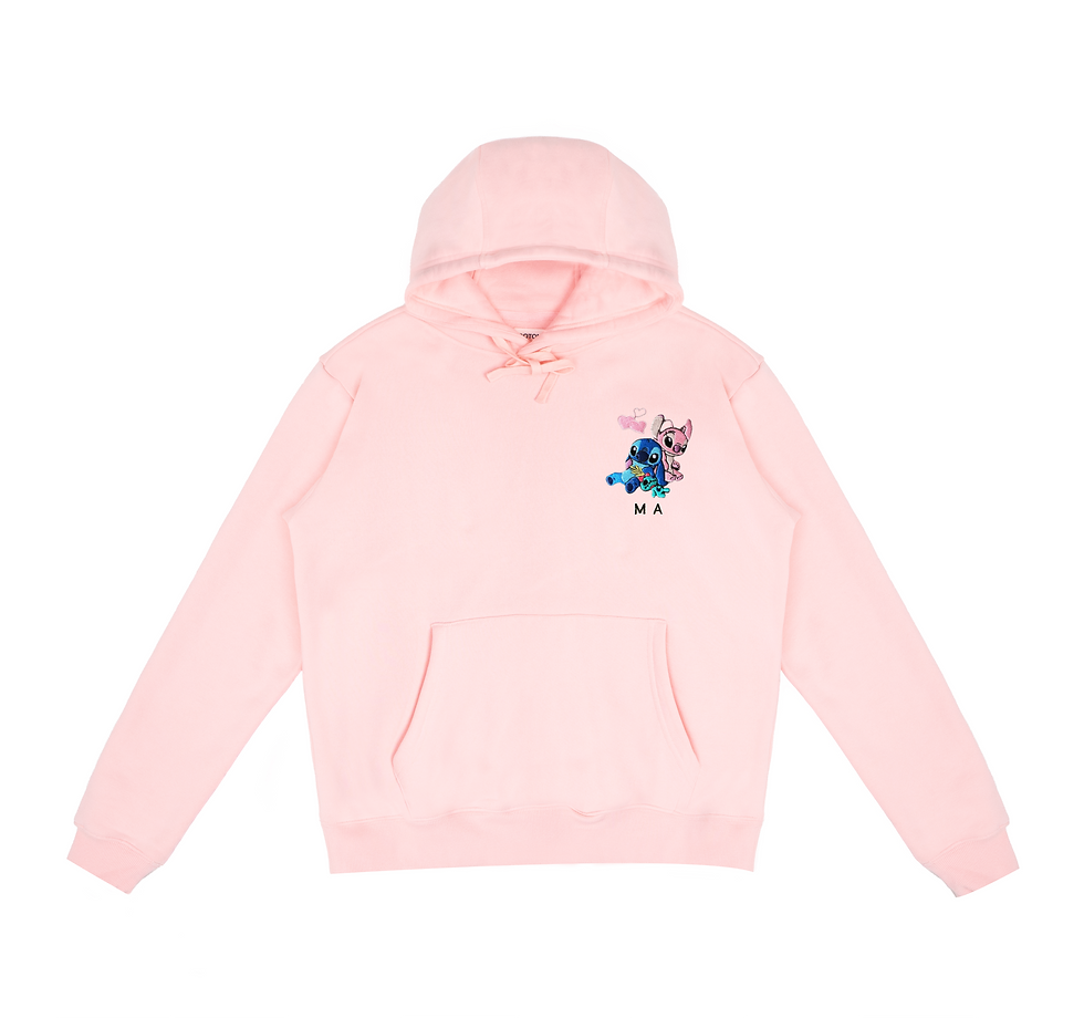 Thumbnail: Stitch and Angel Embroidered Hoodie 02