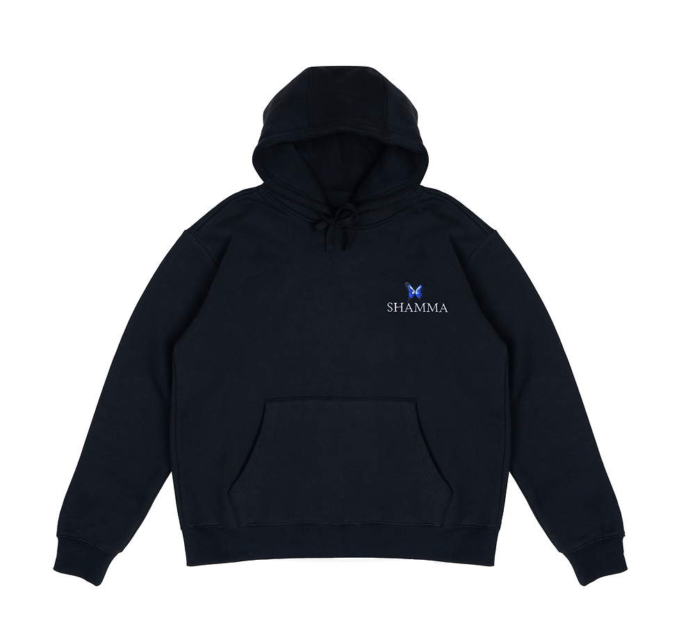 Thumbnail: Butterfly With Name Embroidered Hoodie 01