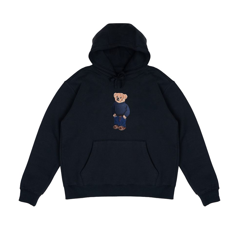Thumbnail: Teddy Bear Embroidered Hoodie
