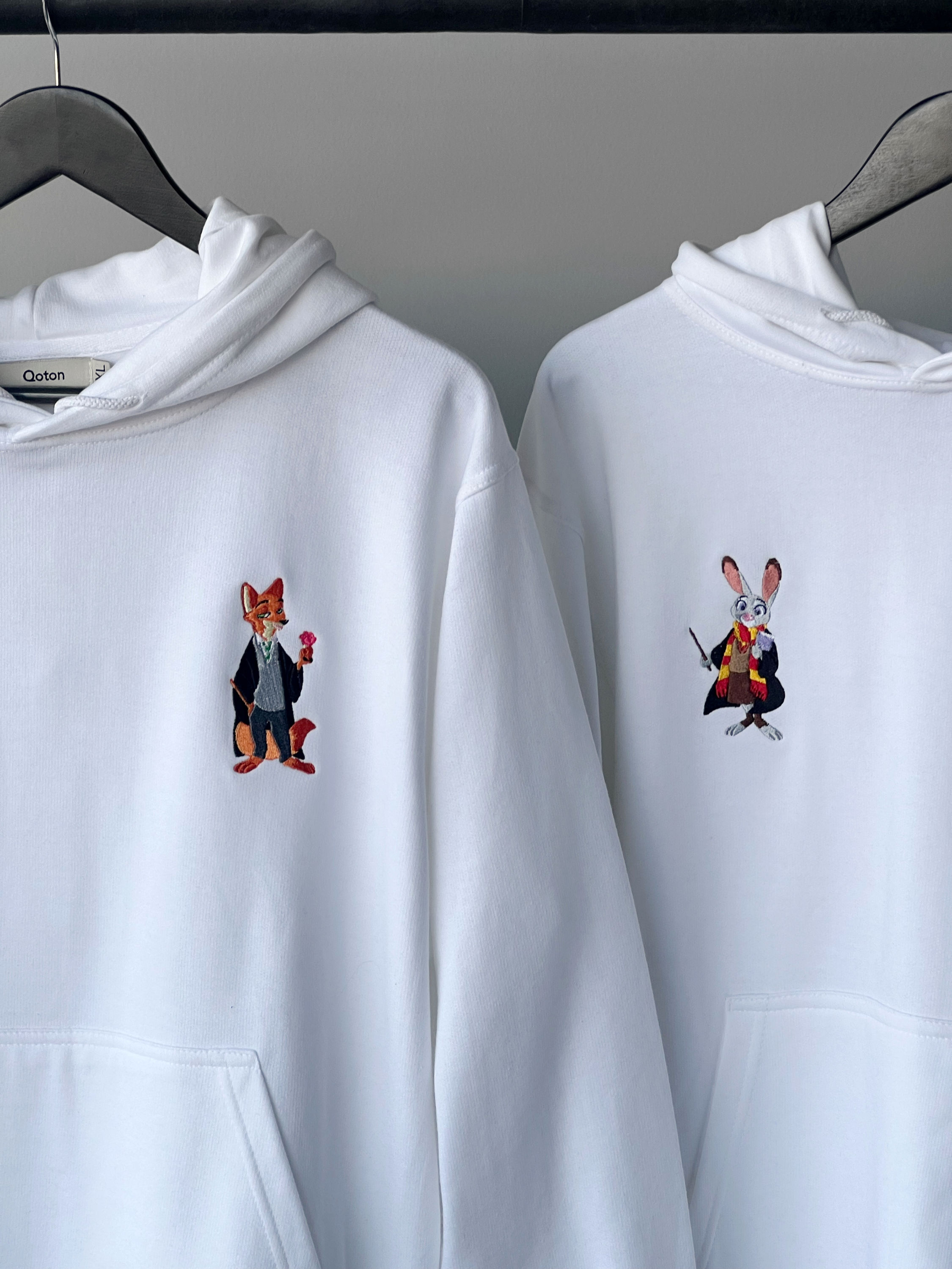 Nick and Judy - Zootopia Embroidered Hoodie