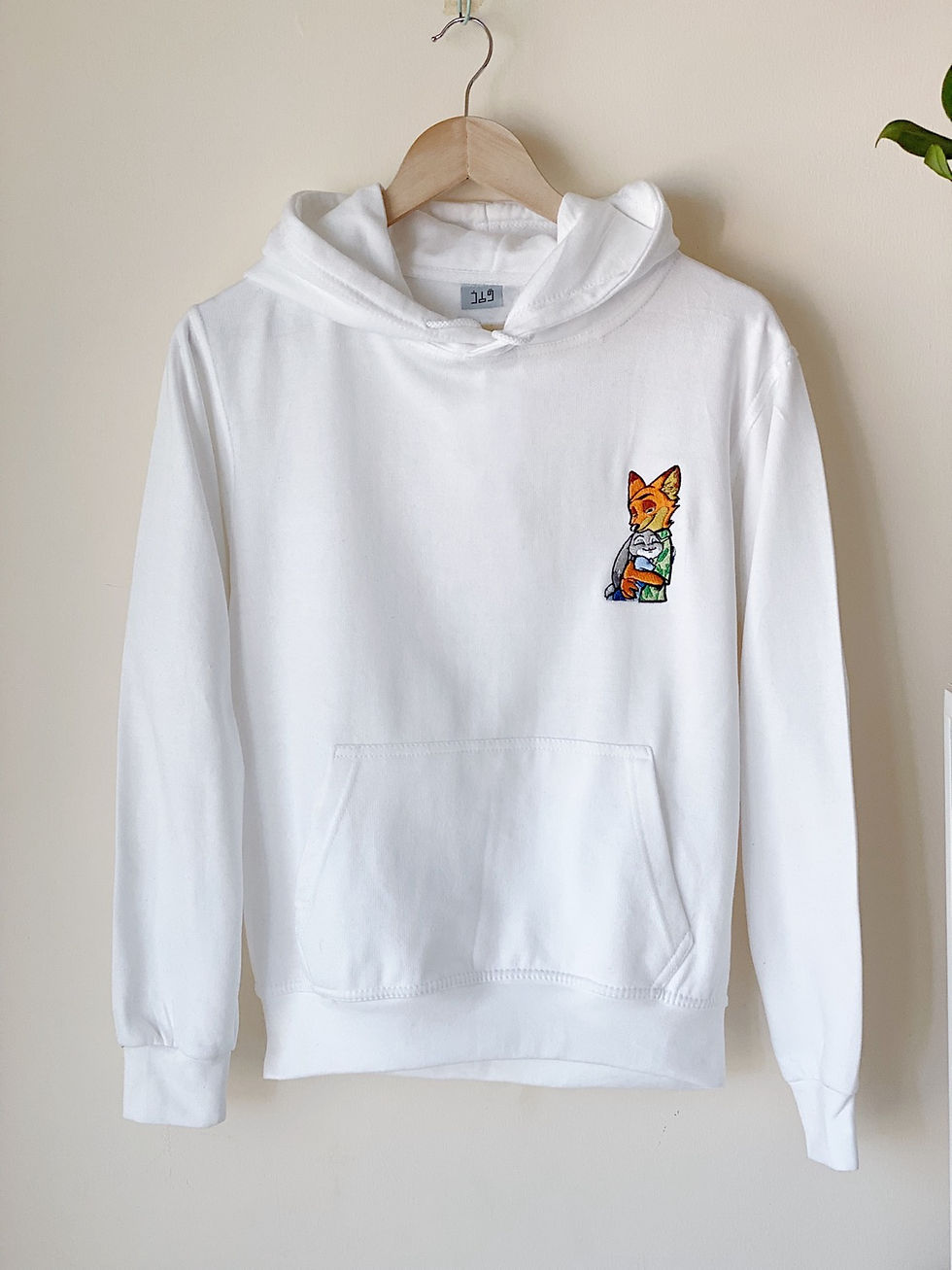 Thumbnail: Fox and Rabbit Embroidered Hoodie