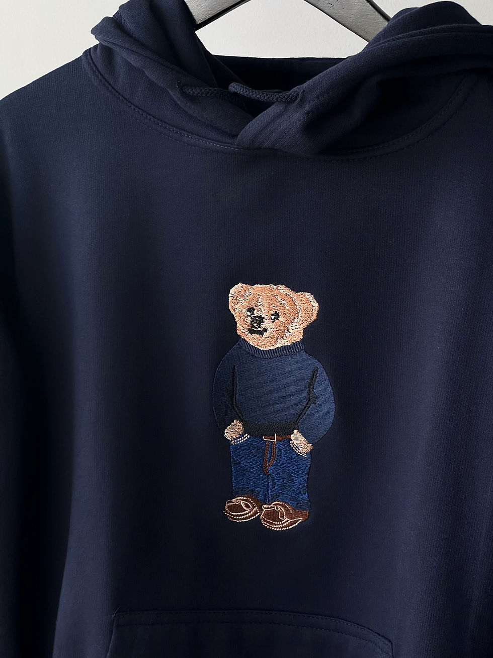 Thumbnail: Teddy Bear Embroidered Hoodie 1