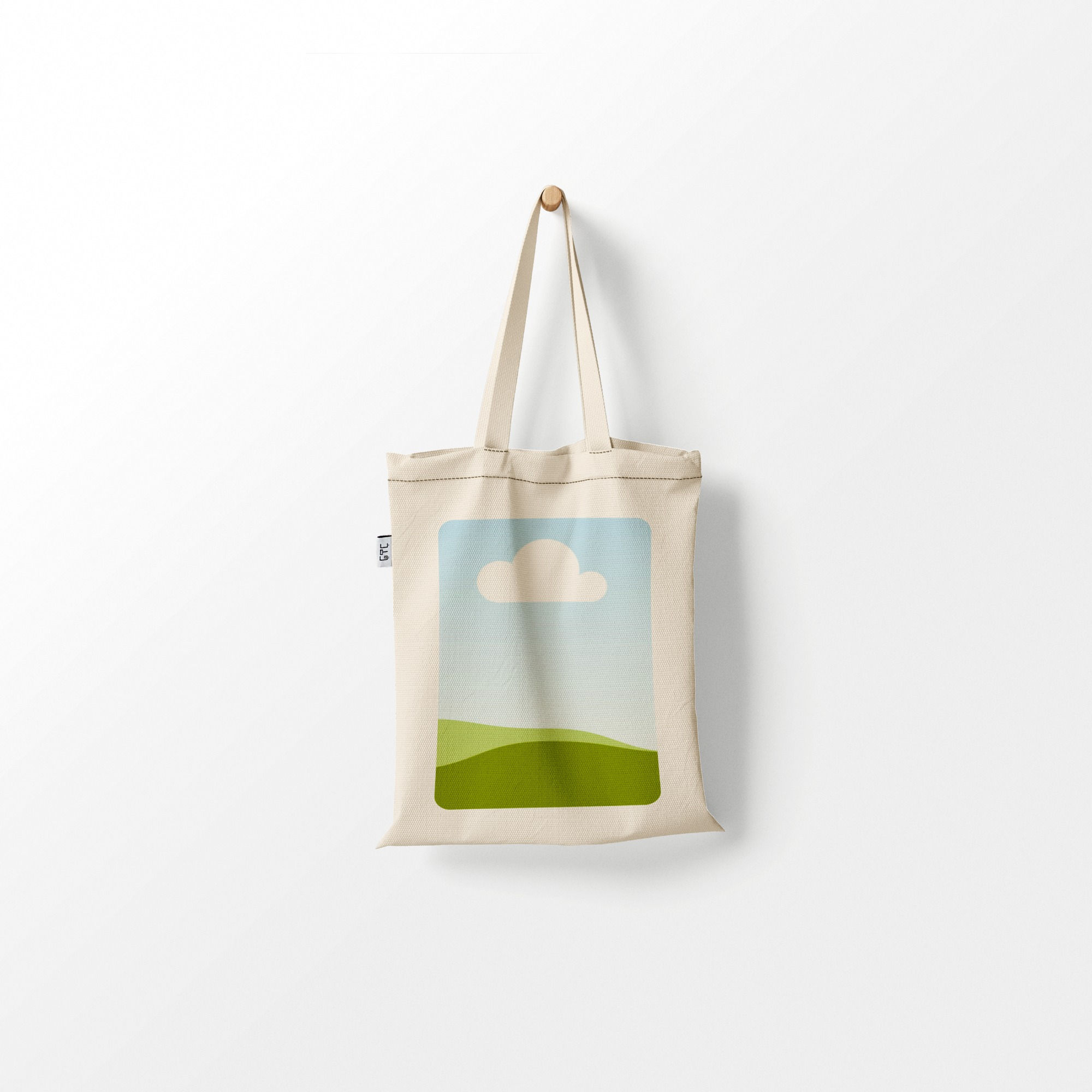 One side A3 size - Printed tote bag
