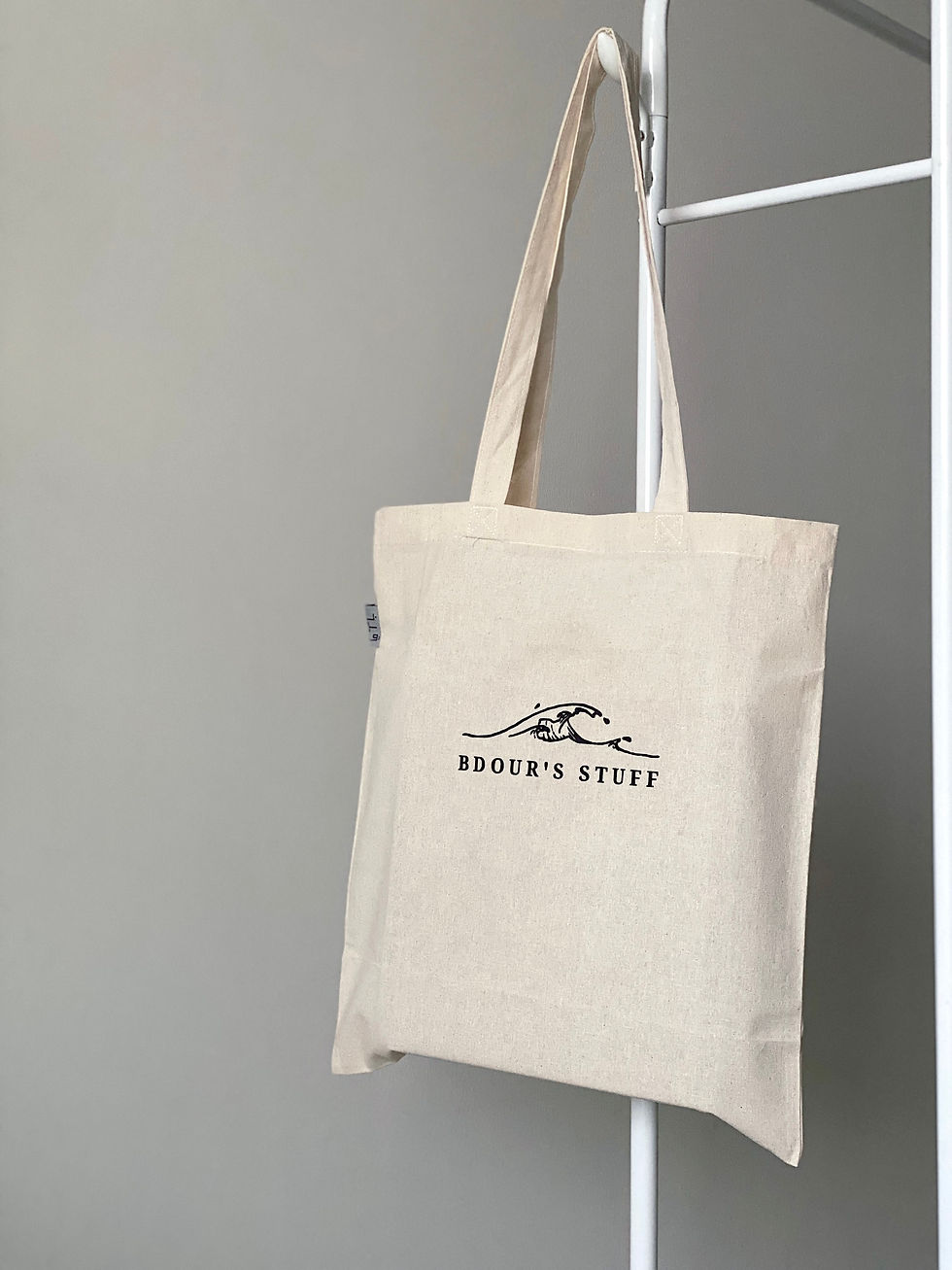 Thumbnail: Wave Printed Tote Bag