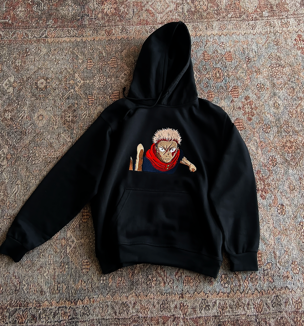 Thumbnail: Yuji Itadori Embroidered Hoodie