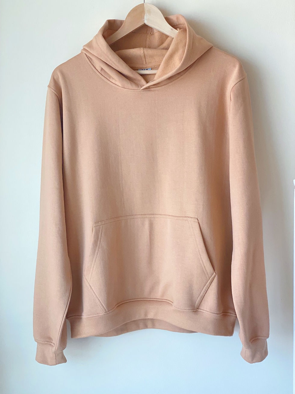 Thumbnail: Custom embroidered beige hoodie
