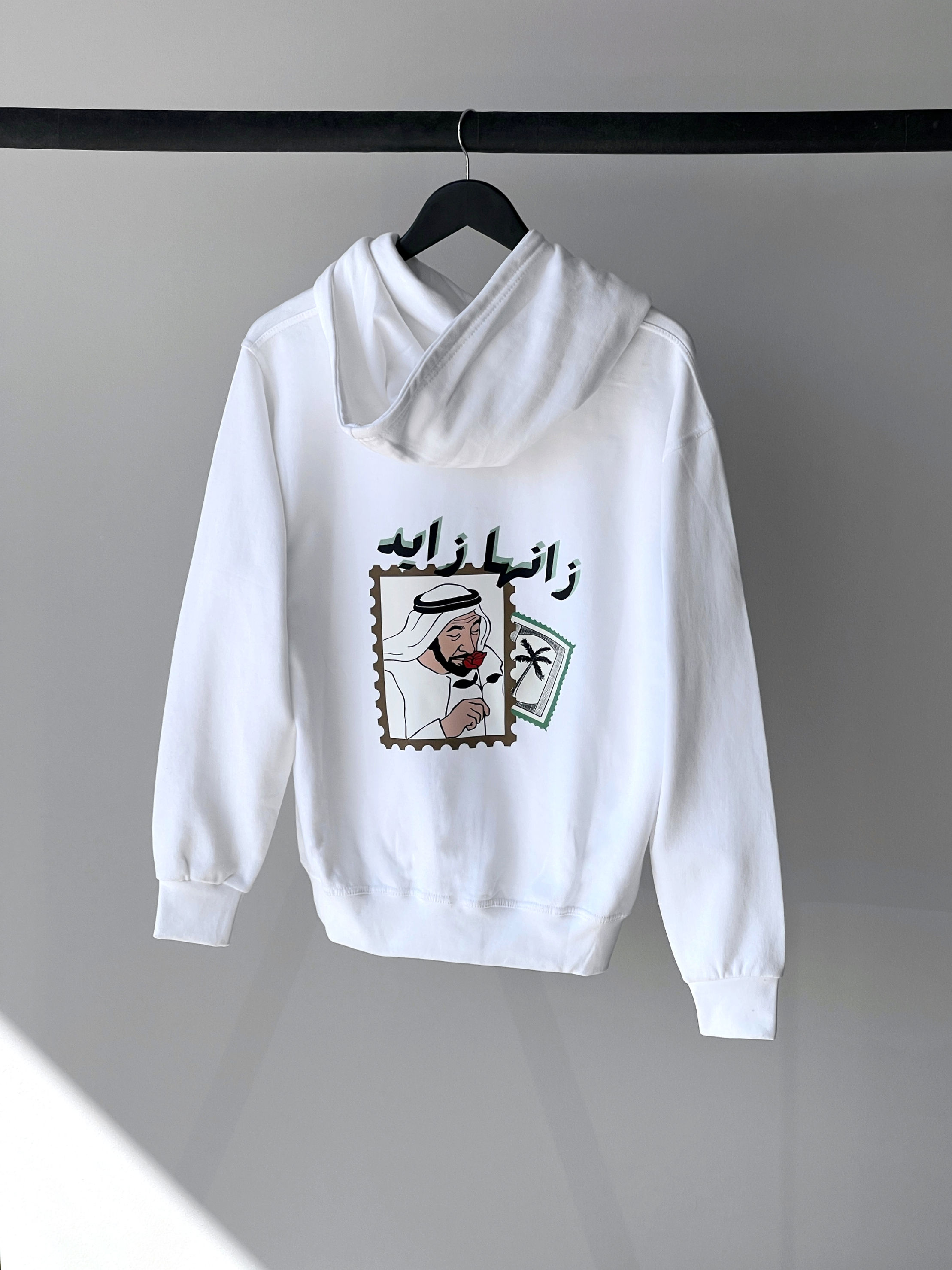 2nd Of December And Sheikh Zayed Printed Hoodie - Front And Back