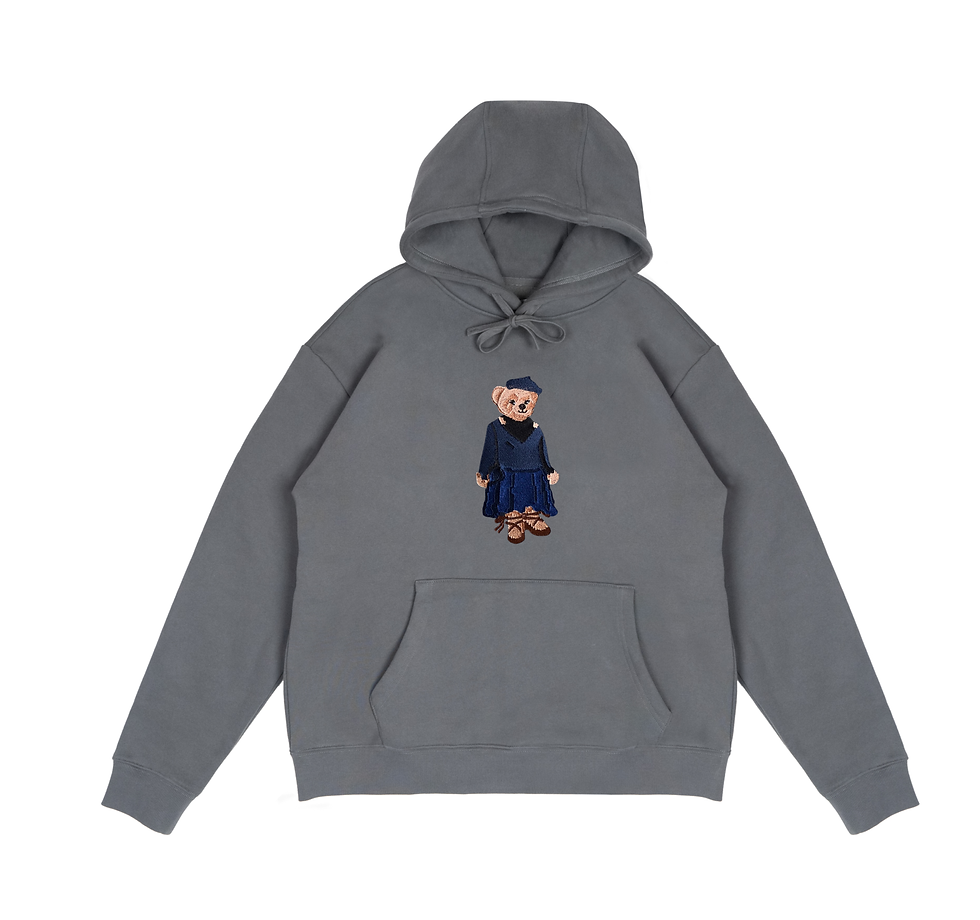 Thumbnail: Miss Teddy Bear Embroidered Hoodie