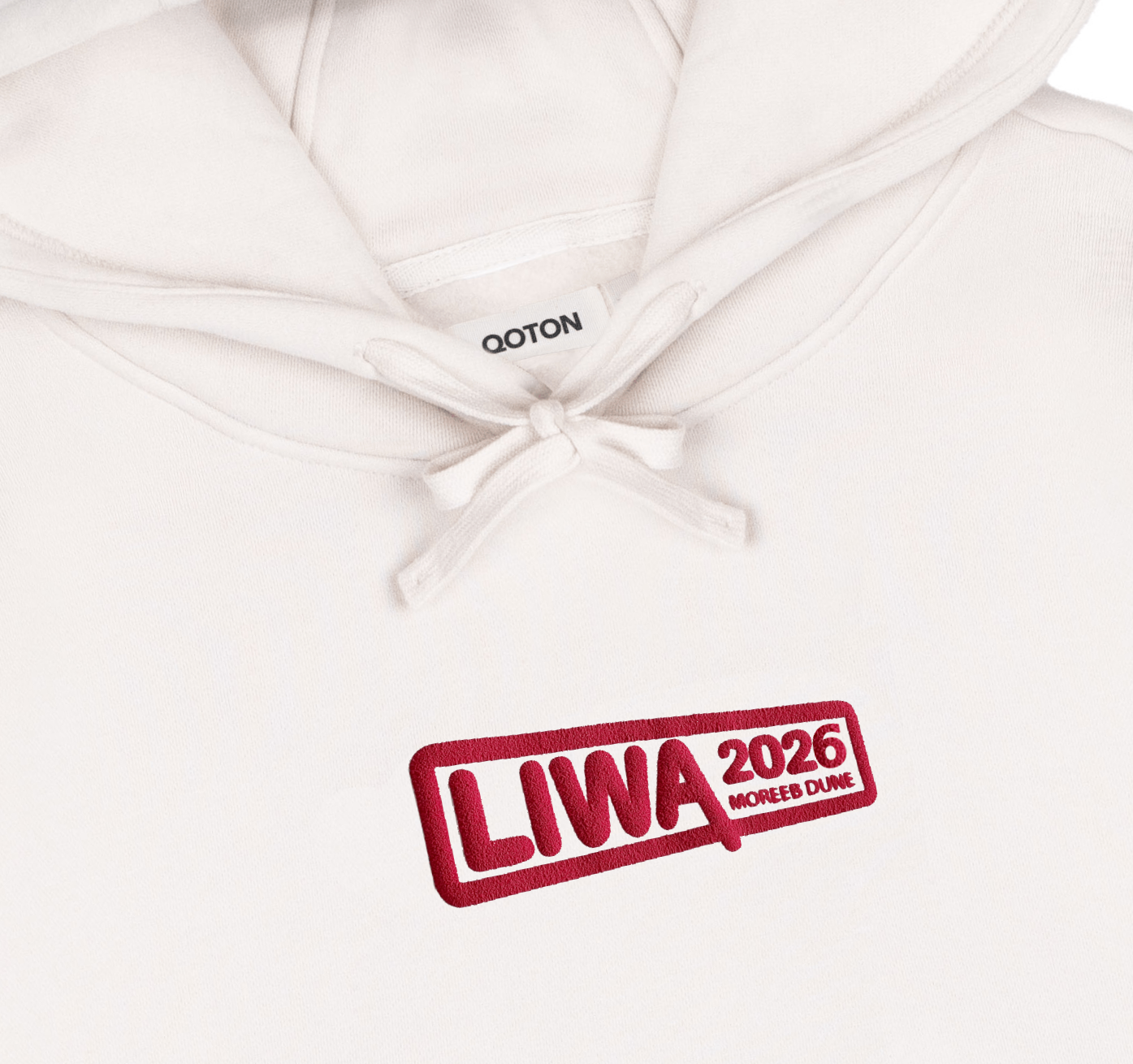 Liwa Is Always A Good Idea Puff Printed Hoodie