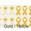 Thumbnail: 12 - 1.25"x 2" Cancer Awareness Ribbon