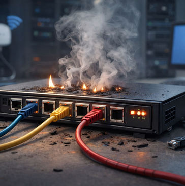 Network stress testing may be stressful for your hardware