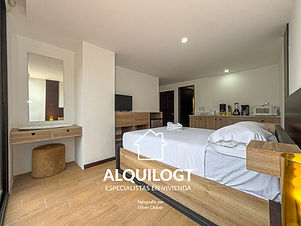 Apartamento en Condominio Málaga Zona 14 de 1 Habitación