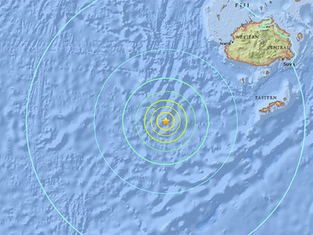 SISMO DE 6.9 SACUDE EL OCEANO PACIFICO
