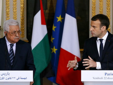 FRANCIA -SEGUN ABBAS- ESTUDIA POSIBILIDAD DE RECONOCER A PALESTINA COMO ESTADO