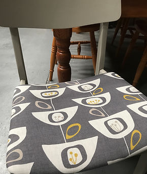 Reupholstered chair