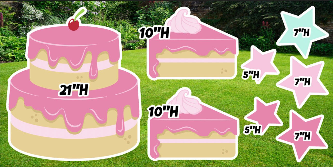 D209 QS CAKE SET PARTY PROPS