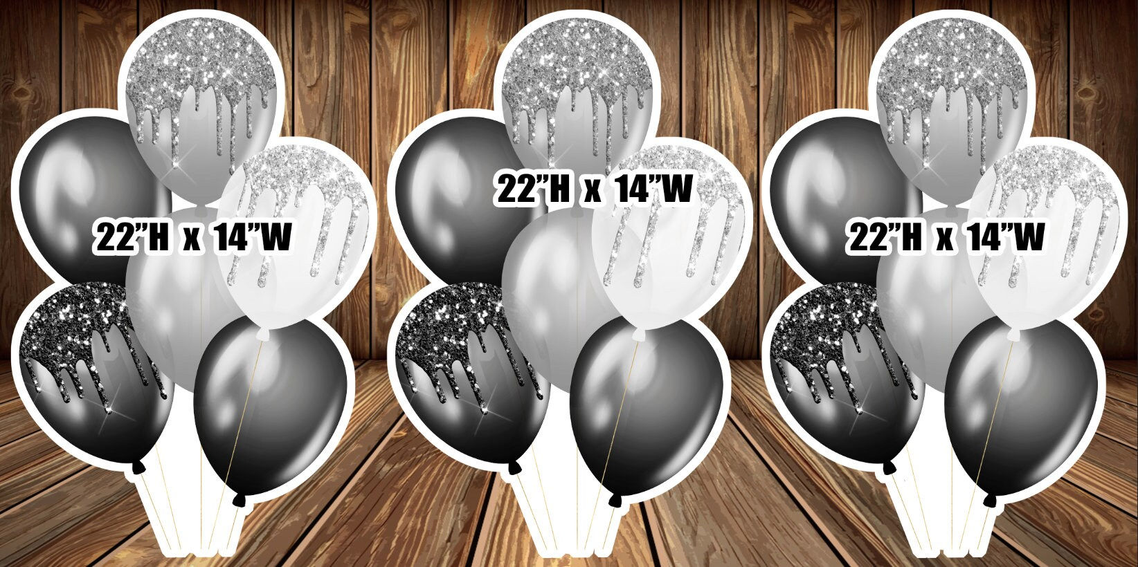 D073 QS BALLOONS SET PARTY PROPS