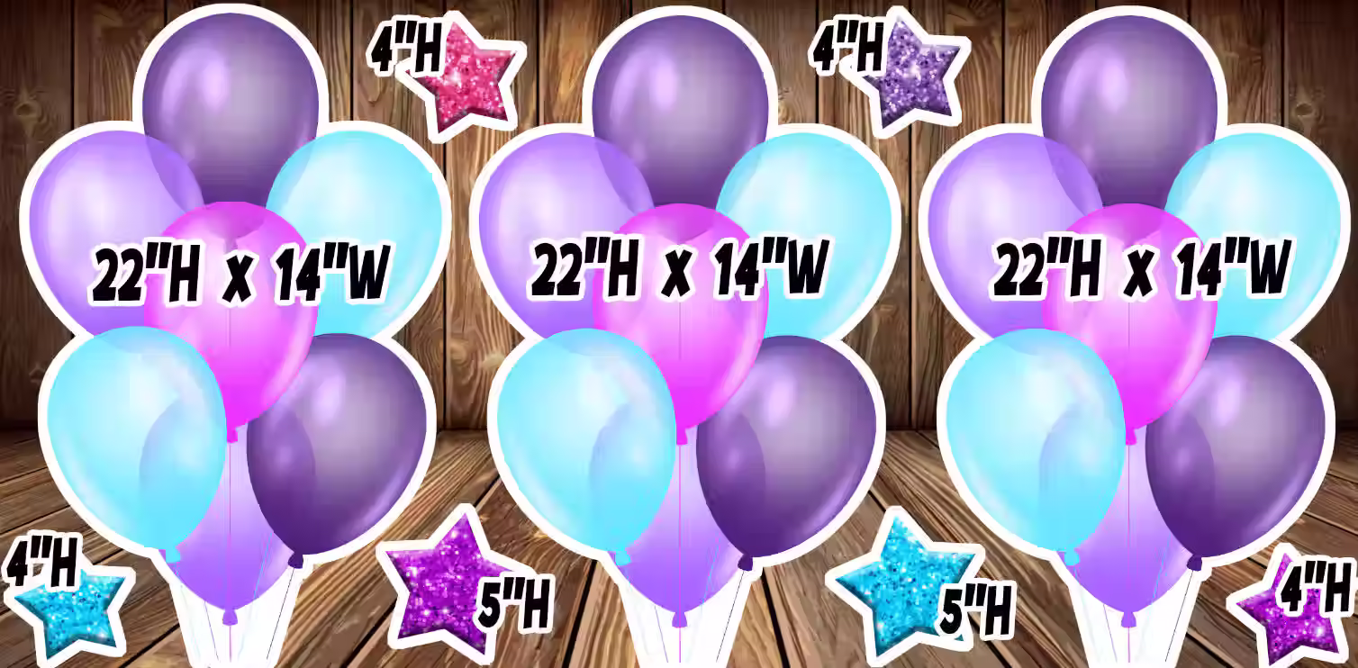 Party Props, Easy Party Prop, Balloon Cutouts