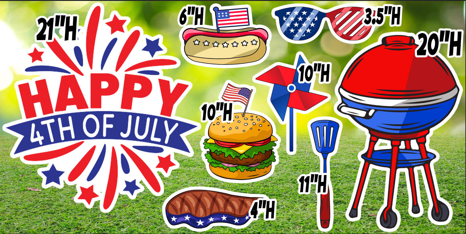 Party Props, Easy Party Decor, Independence, 4th of july