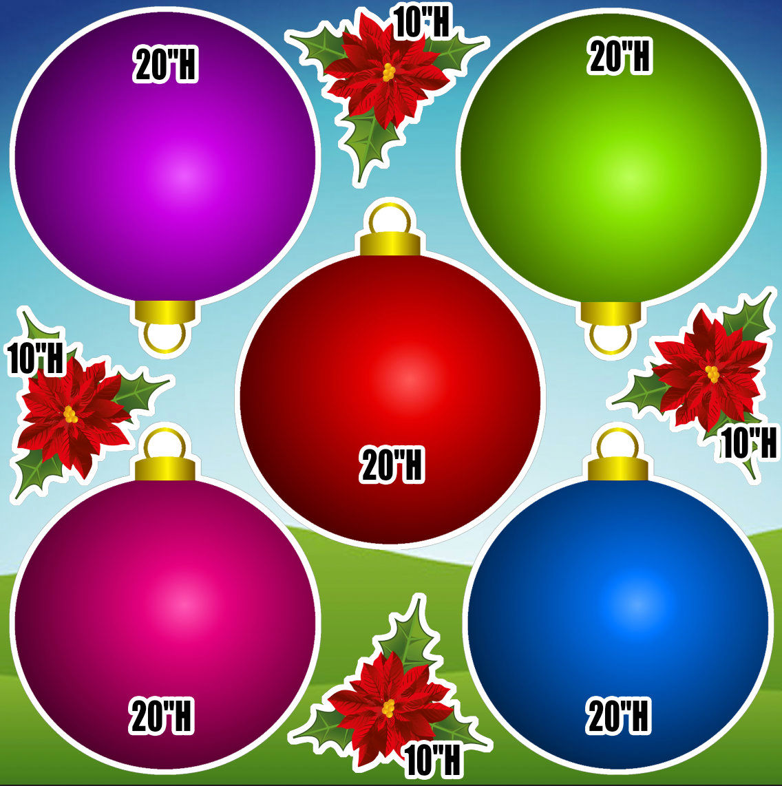 D061 HS CHRISTMAS ORNAMENTS