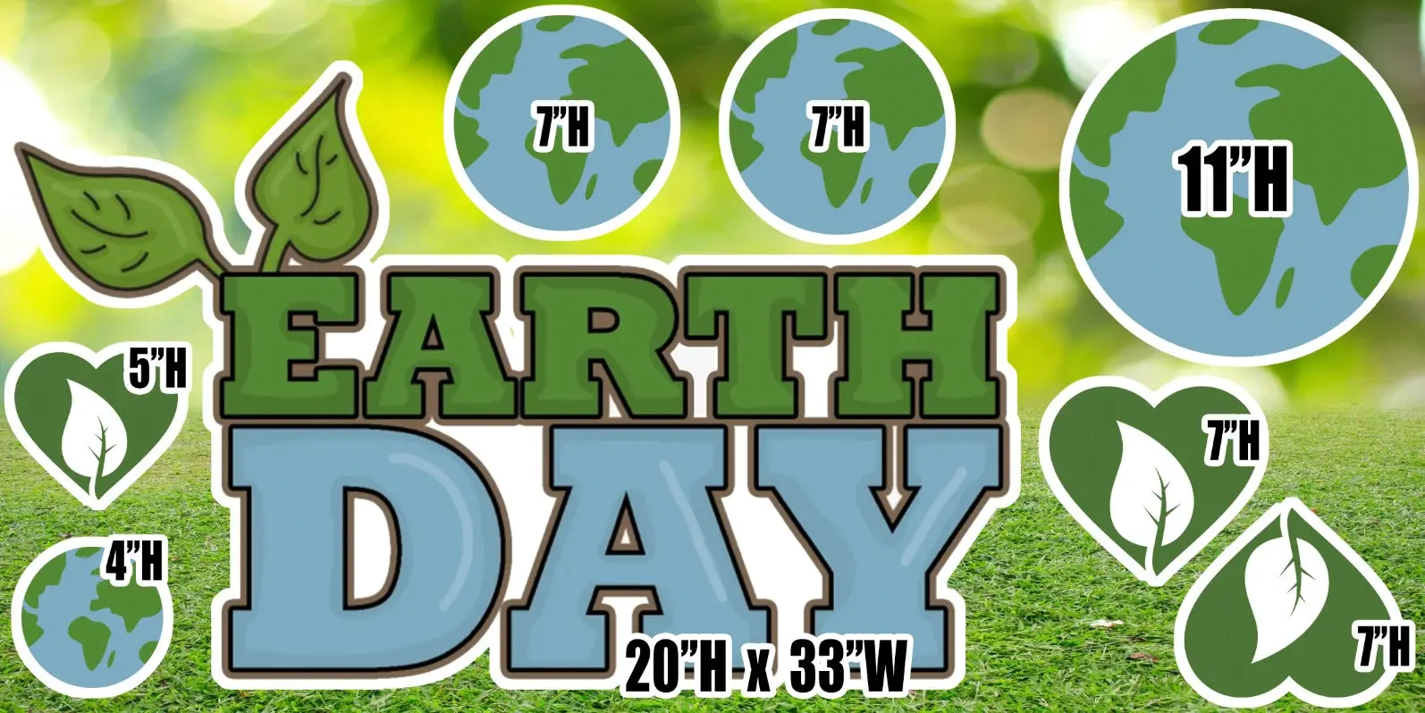 D117 QS EARTH DAY PARTY PROPS