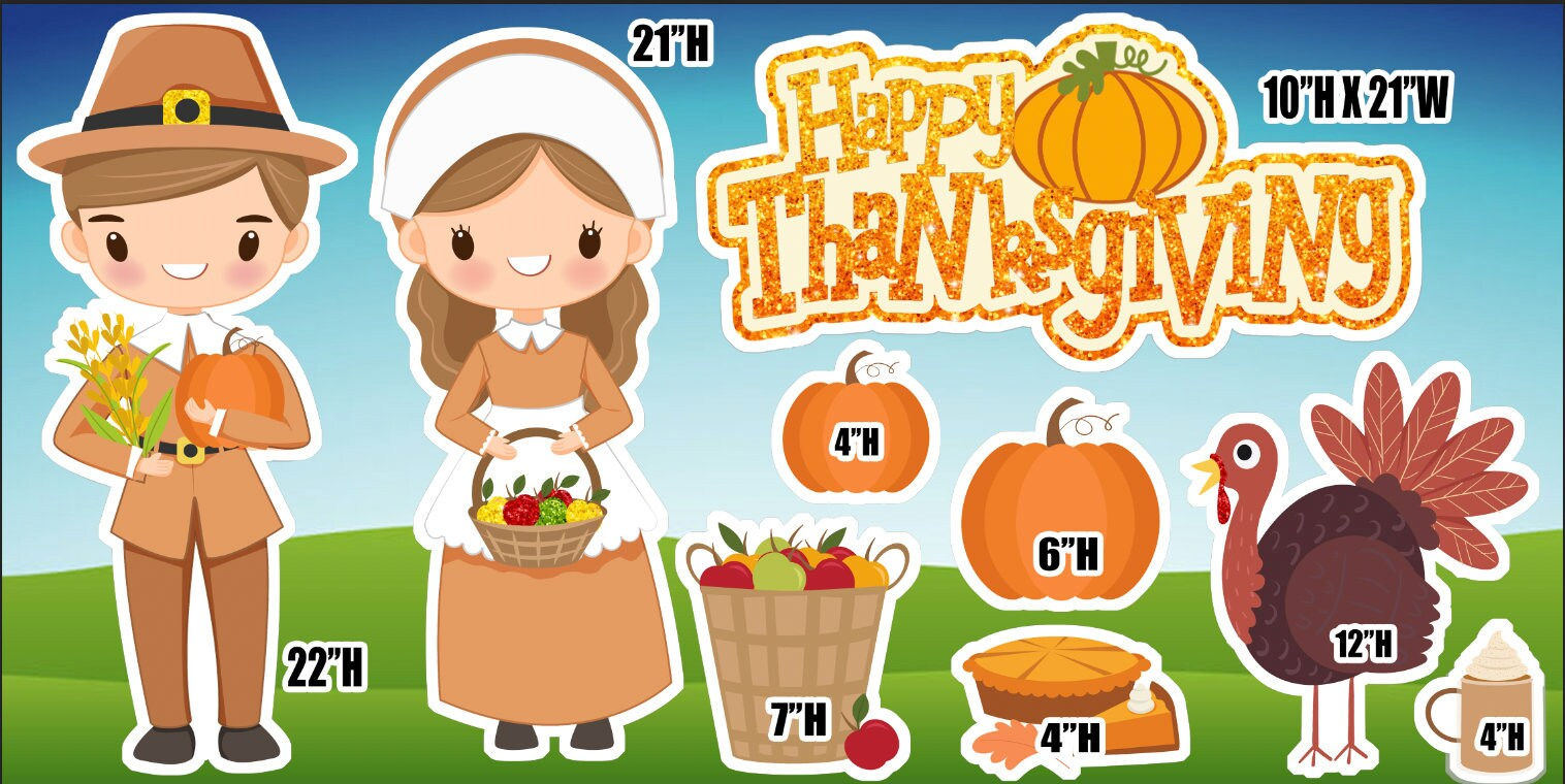 Party Props, Easy Party Decor, Fall theme, Fall Cutouts
