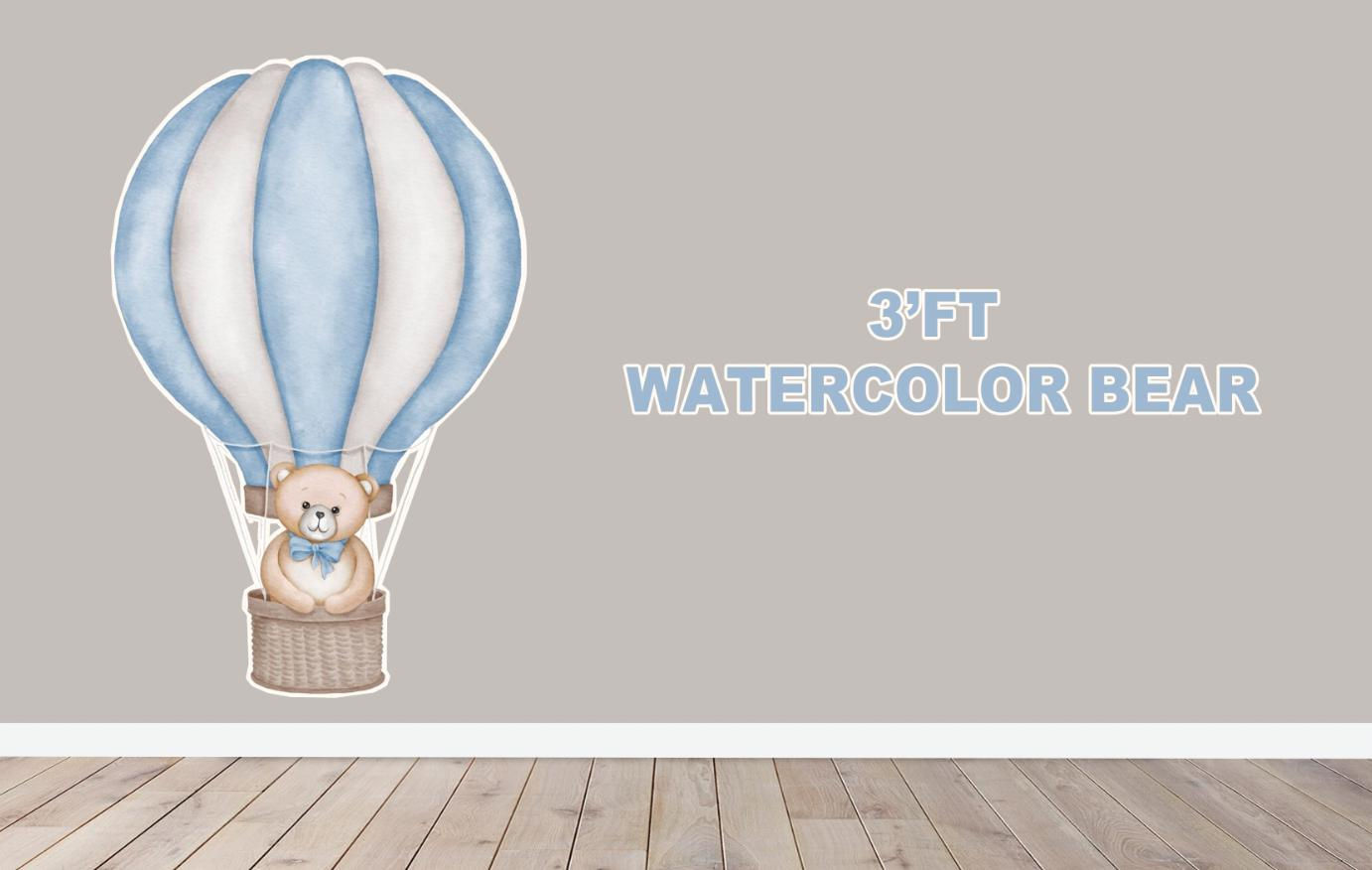 Bear Party Panel decor, UV printed, coroplast cutouts party decorations: